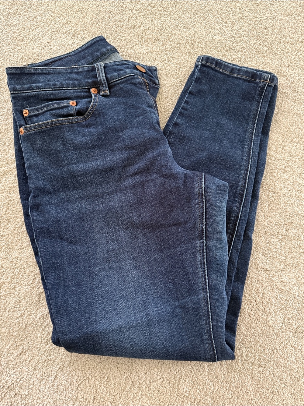 L.L. Bean Dark Blue Denim Jeans